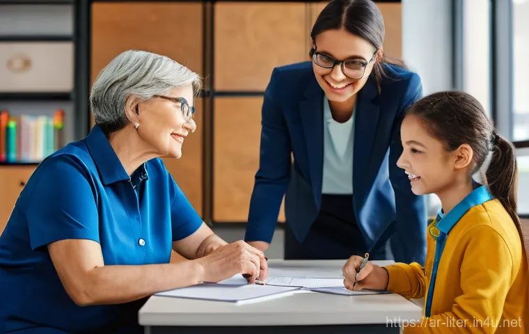 문해교육사 업무 중 비효율 줄이기 - Here are three detailed image prompts in English, designed for image generation and adhering to all ...