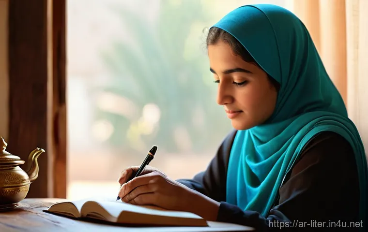 문해교육사와 비문해 학습자 성공 사례 - **"The Dawn of Knowledge in Later Years"**
    *   **Image Description:** A serene, warm-toned indoo...