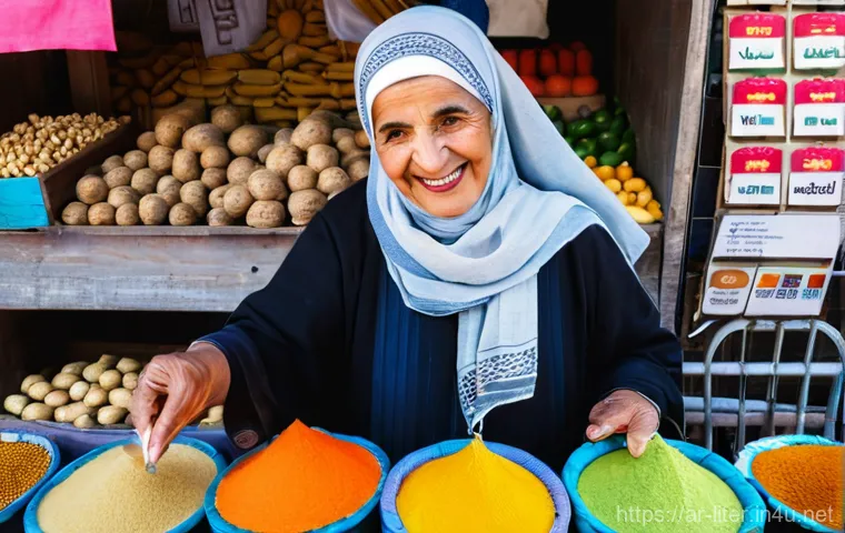 문해교육사와 학습 목표 성공 성공 연구 사례 연구 - A heartwarming scene in a bright, modest classroom, where an empathetic female literacy teacher, wea...